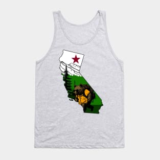 Hiking California Bear Tank Top